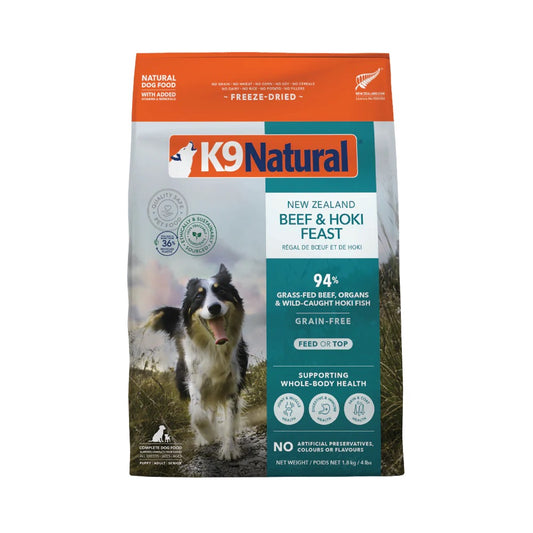 K9 Natural Dog Freeze-Dried Hoki & Beef