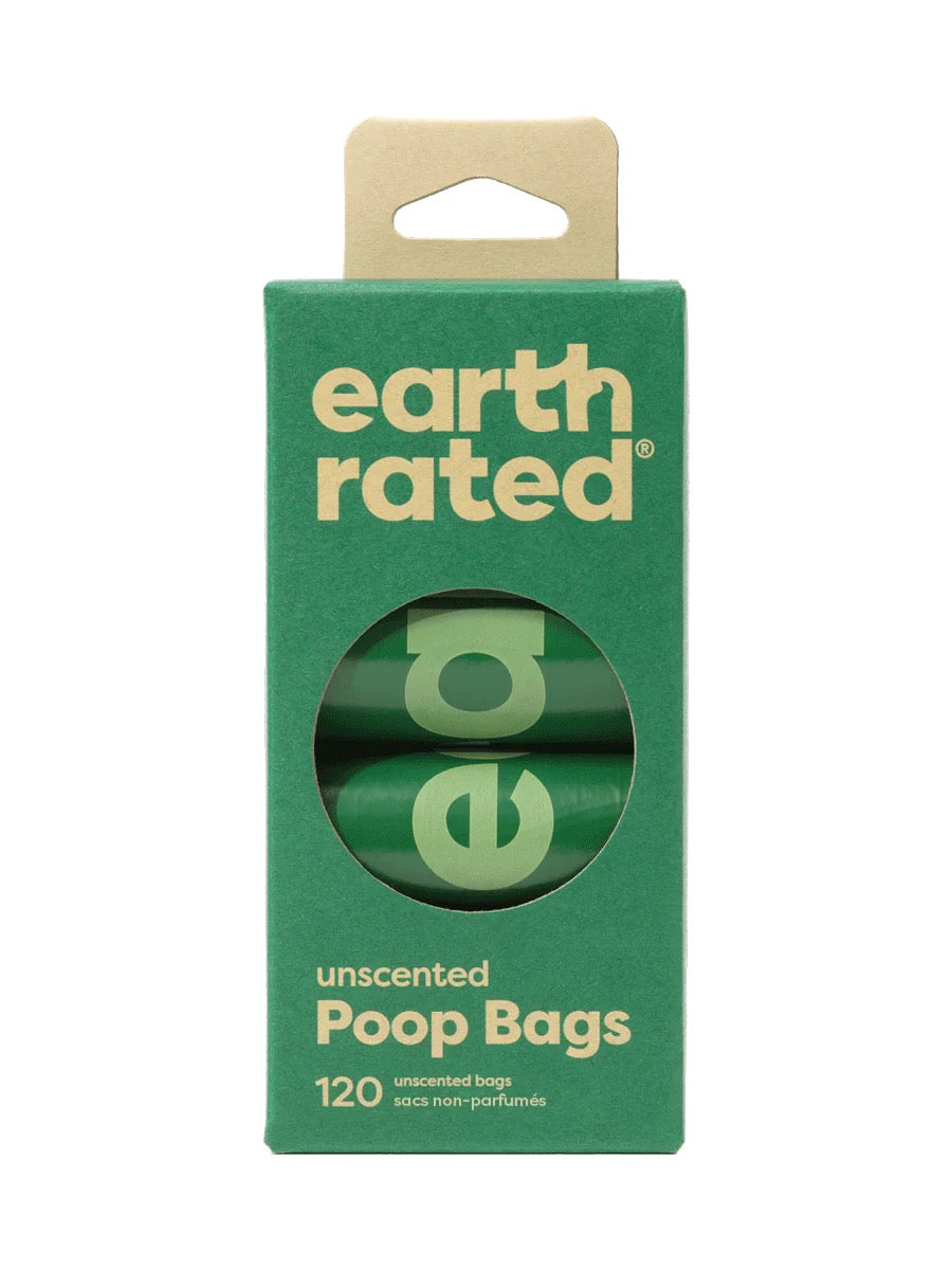 Earth Rated Dog Poop Bags on Refill Rolls 120 bags
