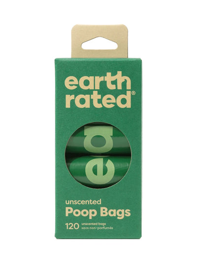 Earth Rated Dog Poop Bags on Refill Rolls 120 bags