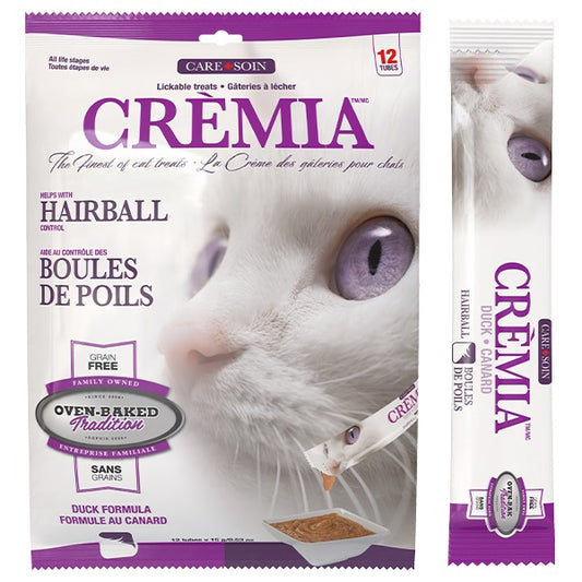 Oven-Baked Tradition Cat Cremia Puree Hairball Duck 180g