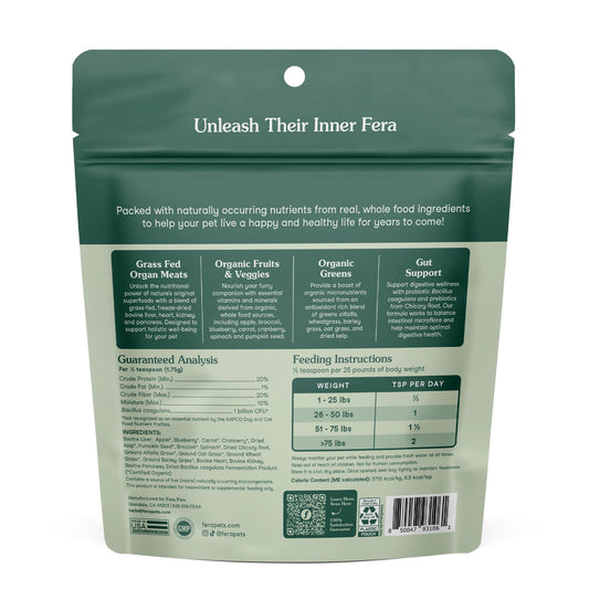 Fera Pets – Wholefood Multivitamin for Dogs & Cats – 180g