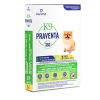 K9 Praventa 360 Flea & Tick Treatment - Small Dogs up to 4.5 kg - 3 Tubes