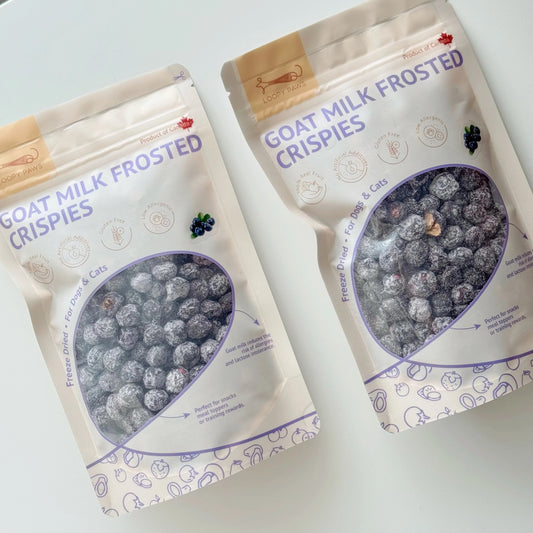 LOOPYPAWS Goat Milk Frosted Crispies-Blueberry