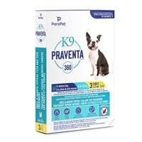 K9 Praventa 360 Flea & Tick Treatment - Medium Dogs 4.6 kg to 11 kg - 3 Tubes