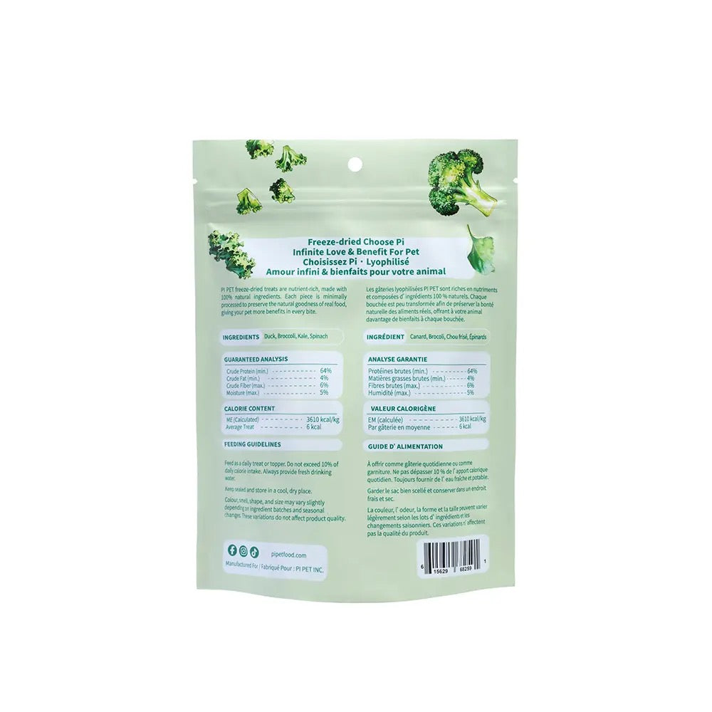 PI Pet Food – Freeze-Dried Meatballs – Duck Recipe 50g