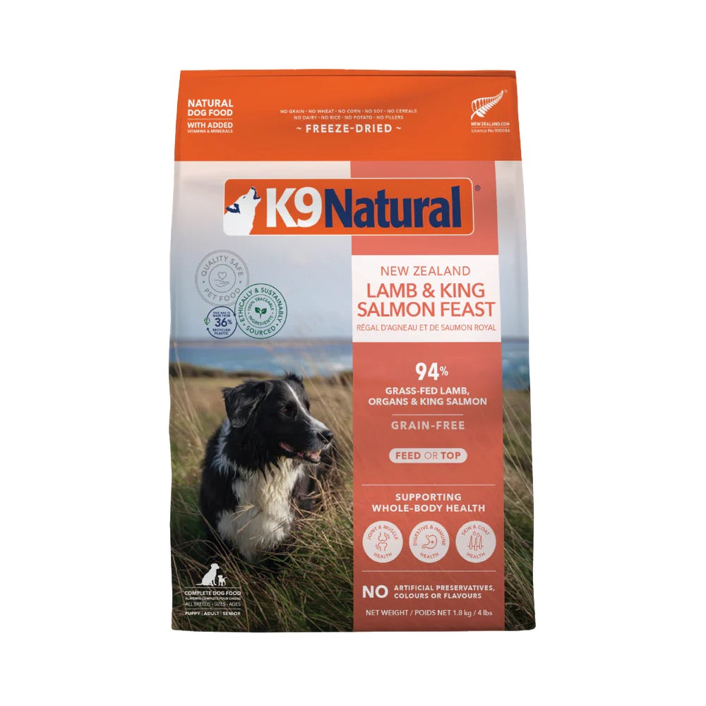 K9 Natural Dog Freeze-Dried Lamb & King Salmon