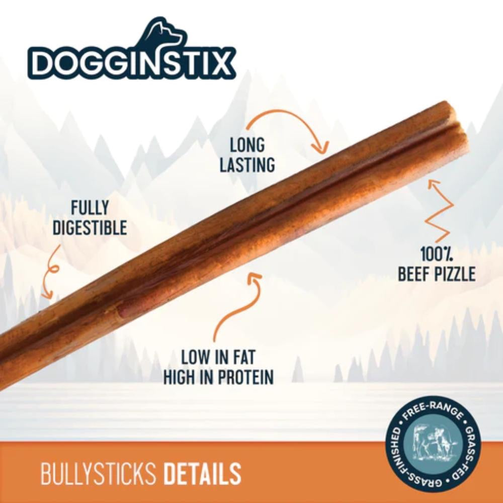 DOGGINSTIX Bully Sticks 12" Standard