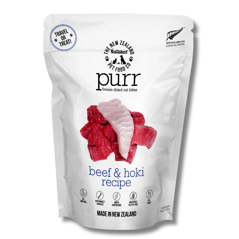 NZ Natural Pet Food Co - Freeze Dried - Food - Purr - Beef & Hoki