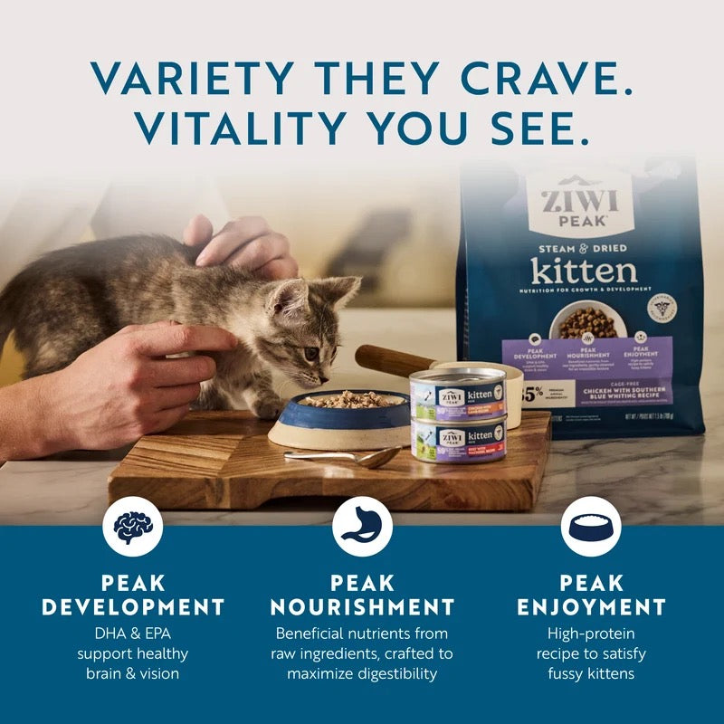 ZIWI Peak Cat Kitten Beef w/Mackerel - 3oz