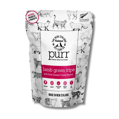 NZ Natural Pet Food Co - Freeze Dried - Treats - Purr - Lamb Green Tripe 40g