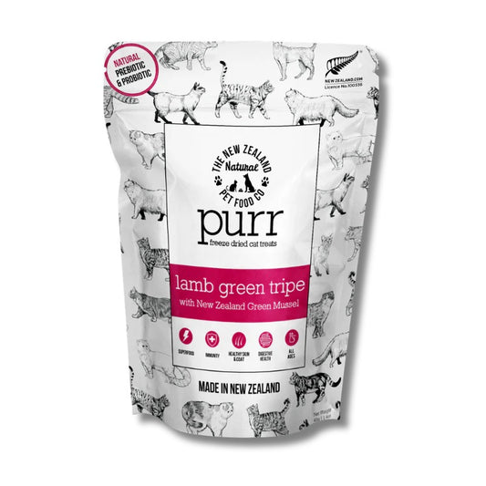 NZ Natural Pet Food Co - Freeze Dried - Treats - Purr - Lamb Green Tripe 40g