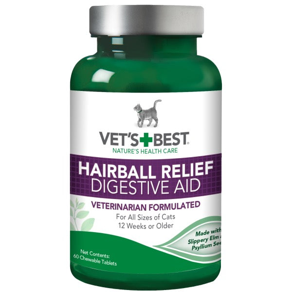 Vet's Best Cat Hairball Relief 60 Tab