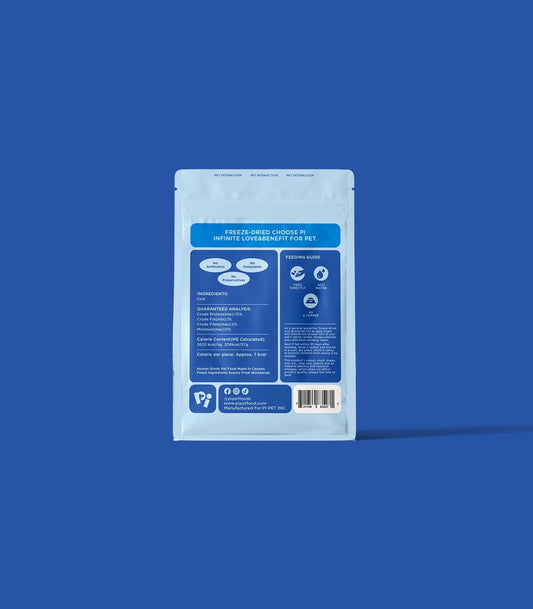 PI Pet Food – Freeze-Dried Cod – 28g