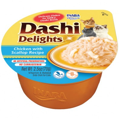 INABA Cat Dashi Delights Chicken & Scallop