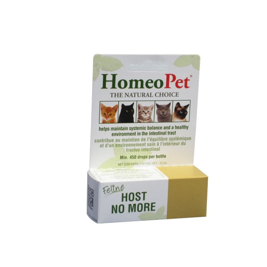 HomeoPet Cat Host No More 15 ml (Worm Clear)