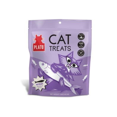 PLATO Air-Dried Cat Treats Baltic Sprat 1.5oz/43g