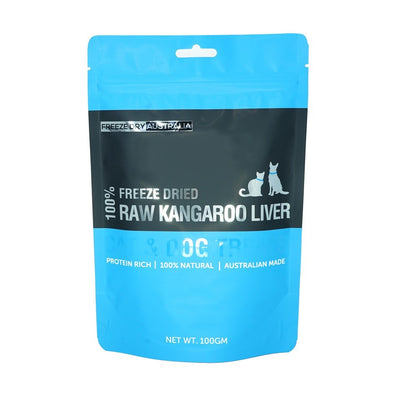 FREEZE DRY AUSTRALIA FDA FREEZE DRIED KANGAROO LIVER 100g
