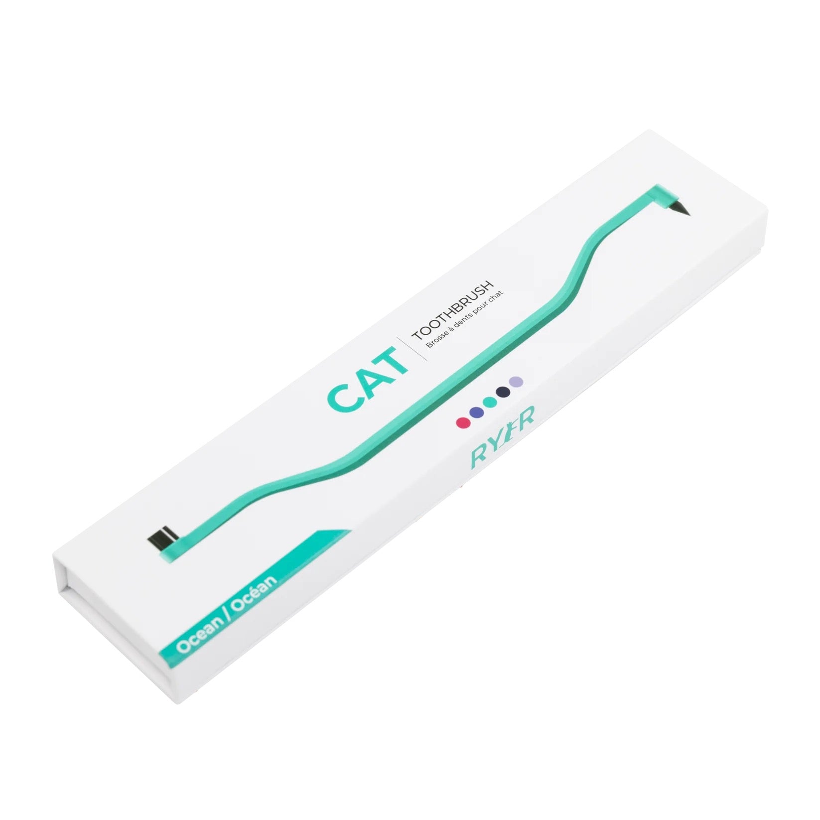 RYERCAT Dual Sided Cat Toothbrush