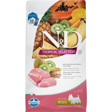 FARMINA N&D Dog Tropical Selection Pork Adult Mini 1.5kg