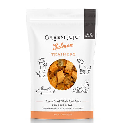 Green Juju Dog/Cat Freeze Dried Trainers Salmon 2.5 oz