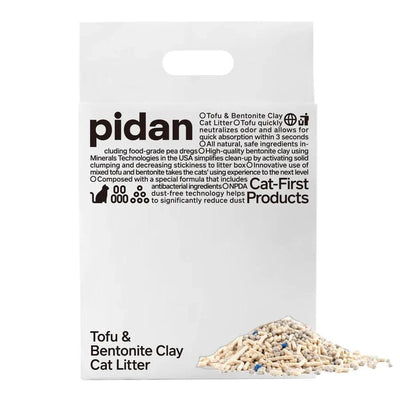 Pidan Cat Litter Tofu & Bentonite Clay 2.4kg