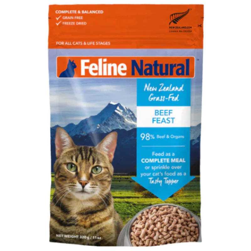 Feline Natural - Beef Feast Freeze Dried 320g