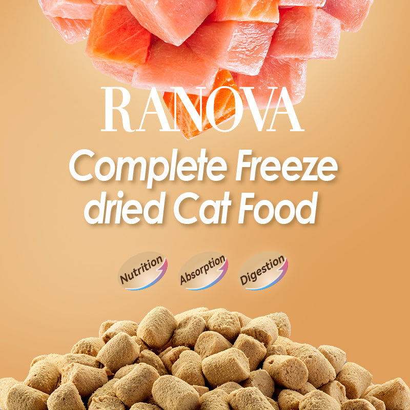RANOVA - Freeze Dried Cat Food Chicken And Salmon 450g