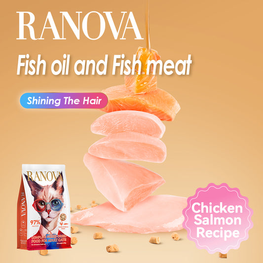 RANOVA - Freeze Dried Cat Food Chicken And Salmon 450g