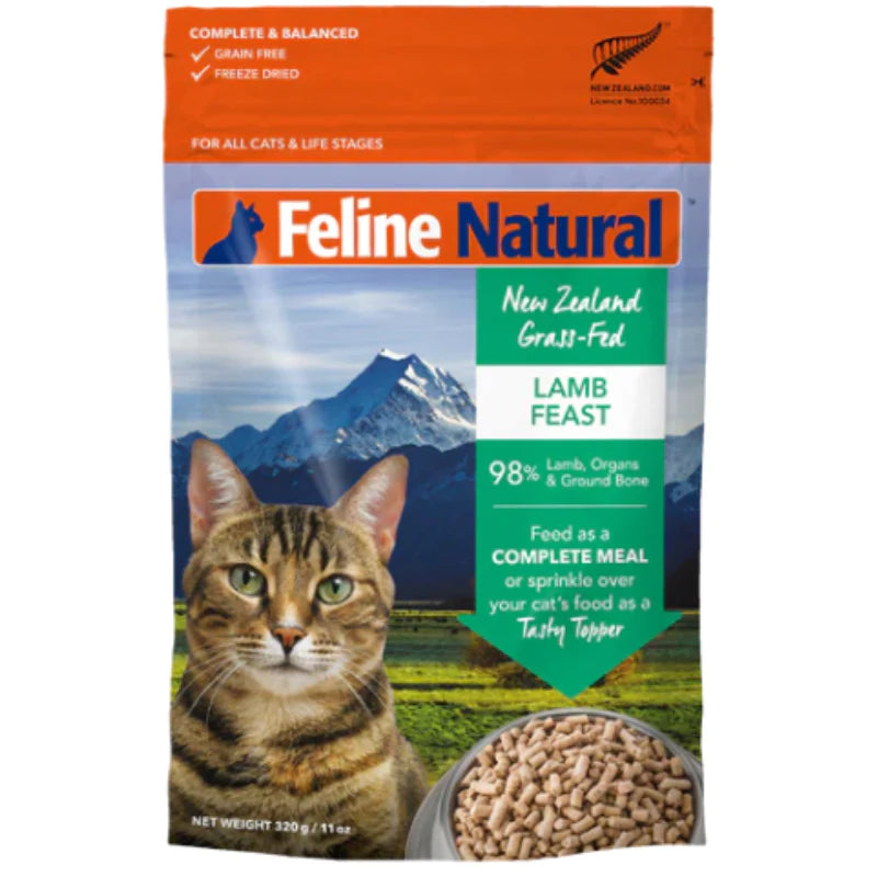 Feline Natural - Lamb Feast Freeze Dried 320g