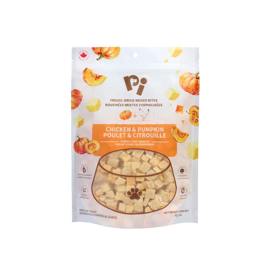 PI Pet Food – Freeze-Dried Mixed Bites Chicken & Pumpkin 57g