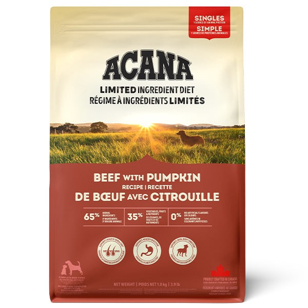 ACANA Dog Singles Beef with Pumpkin 1.8 kg