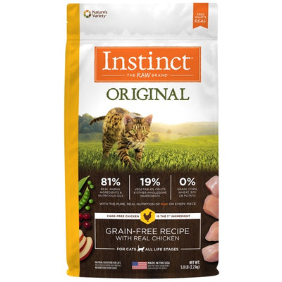 Instinct Cat Original GF Kibble CageFree Chicken 5 lb