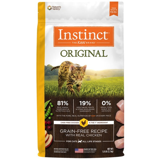 Instinct Cat Original GF Kibble CageFree Chicken 5 lb