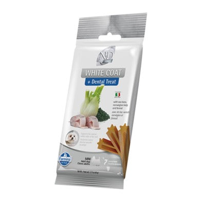 FARMINA ND Dog Treat White Sea Bass, Fennel, & Kelp MINI 60g