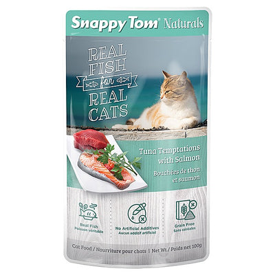 Snappy Tom Tuna Temptations with Salmon 100GM | Cat