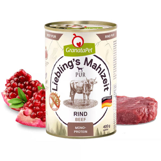 Liebling's Mahlzeit Dog Wet Food - Beef 400g