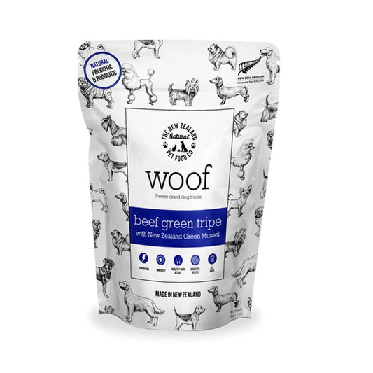 NZ Natural Pet Food Co - Freeze Dried - Treats - Woof - Beef - Green Tripe