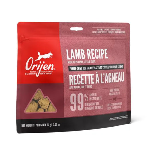 ORIJEN DOG TREAT LAMB RECIPE